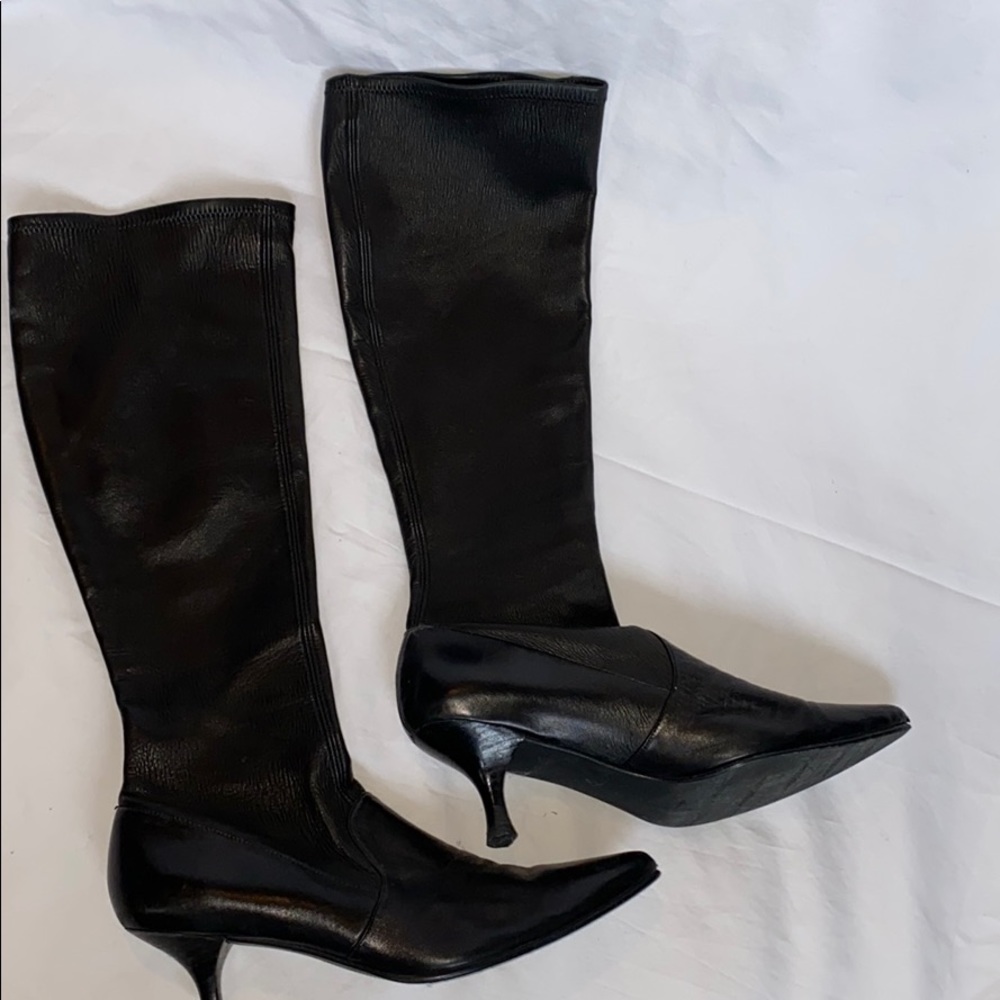 Stewart Wiseman long Lambskin boots